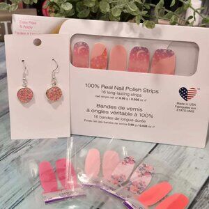 Color Street Pink Celestial Press On Nail Designs